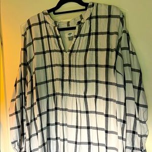 Old Navy flannel tunic 2xl